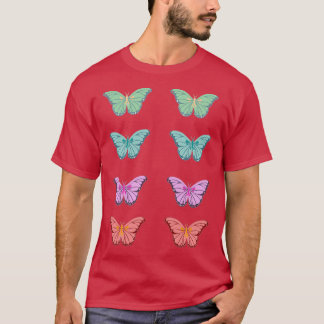T-shirt Colorant papillon