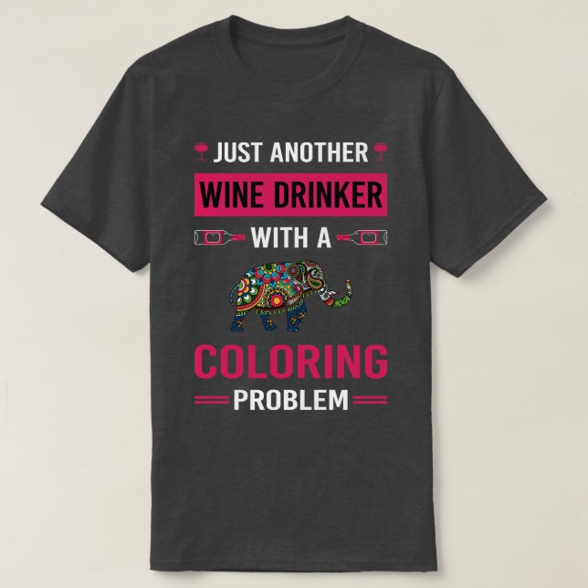T-shirt Coloration de l'alcool (Design devant)