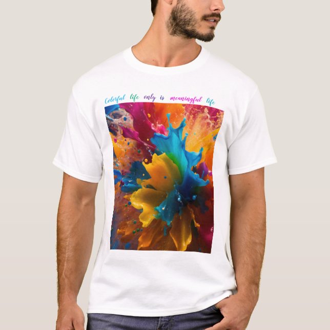 T-shirt coloré (Devant)