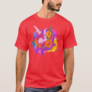 T-shirt Coloré animal magique Unicorn Lover Fairytale Un