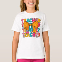 T-shirt coloré appréciation de l'enseignant avec L