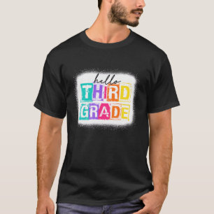T-shirt Coloré Bonjour 3e classe Squad Vintage 1er jour O