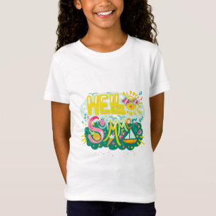 T-Shirt Coloré "Bonjour été"
