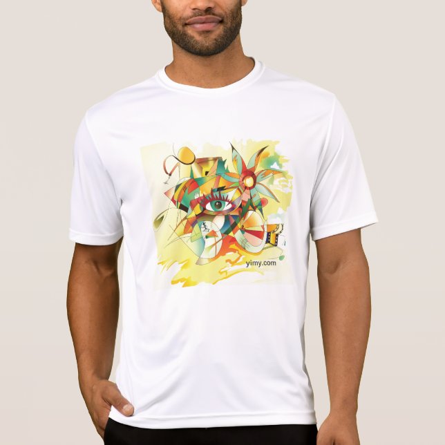 T-shirt coloré de changements (Devant)