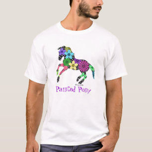 T-shirt coloré de cheval