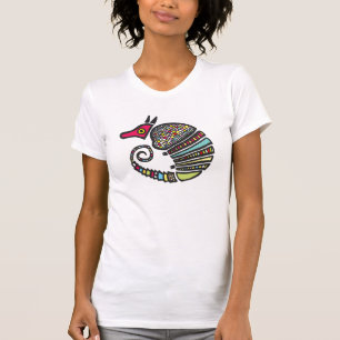 T-shirt coloré de tatou