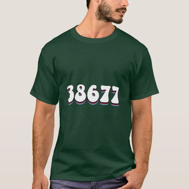 T-shirt Coloré Empilé (Devant)