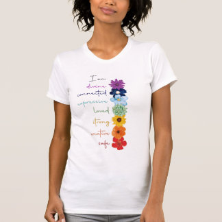 T-shirt coloré Floral Chakra
