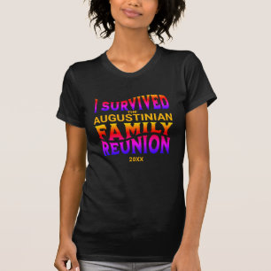 T-shirt Coloré I Survied Famille Réunion