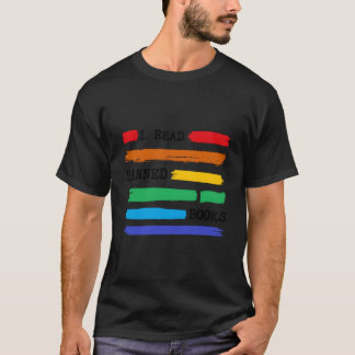 T-shirt Coloré Je lis les livres interdits Semaine 2023 Bi