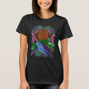 T-shirt Coloré Mandala Maori Tribal Animal Hawaiian