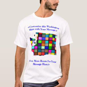 T-shirt coloré personnalisable d'élection de