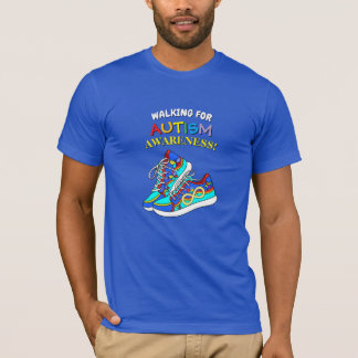 T-Shirt Coloré pour la Marche pour la Sensibilisat