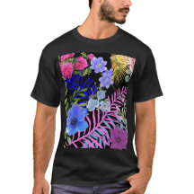 Coloré Rétro Ferne Florale Bontanique Foliage