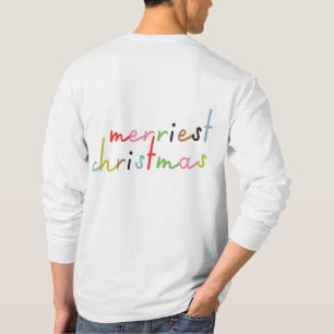 T-shirt coloré rétro moderne Joyeux Noël