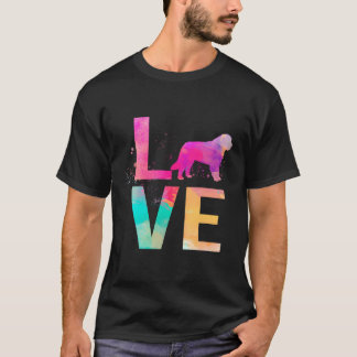 T-shirt Coloré Terre-Neuve Dons de maman de chien Terre-Ne