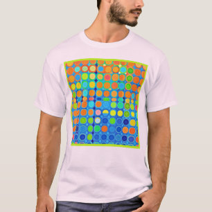 T-shirt Coloré Vivid Élégance Motif élégant