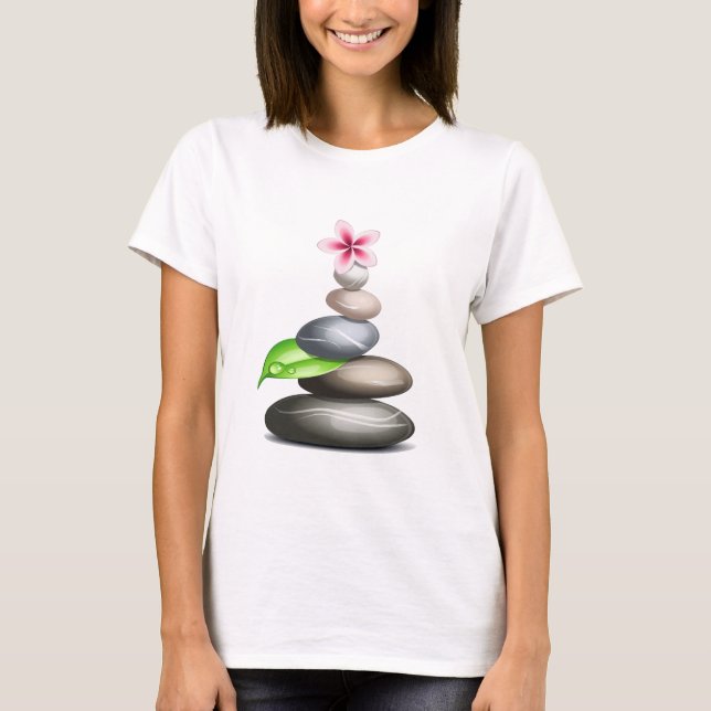 T-shirt Colored pebbles (Devant)