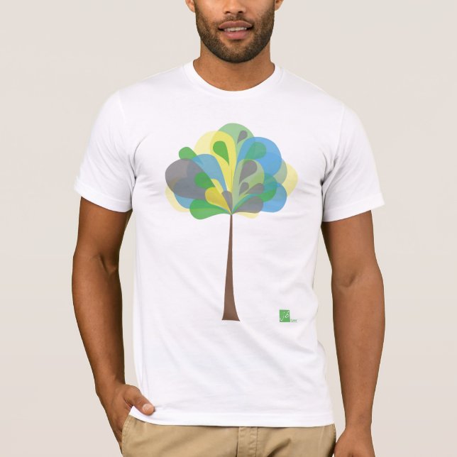 T-shirt Colorez la pièce en t d'arbre NOUVELLE (Devant)