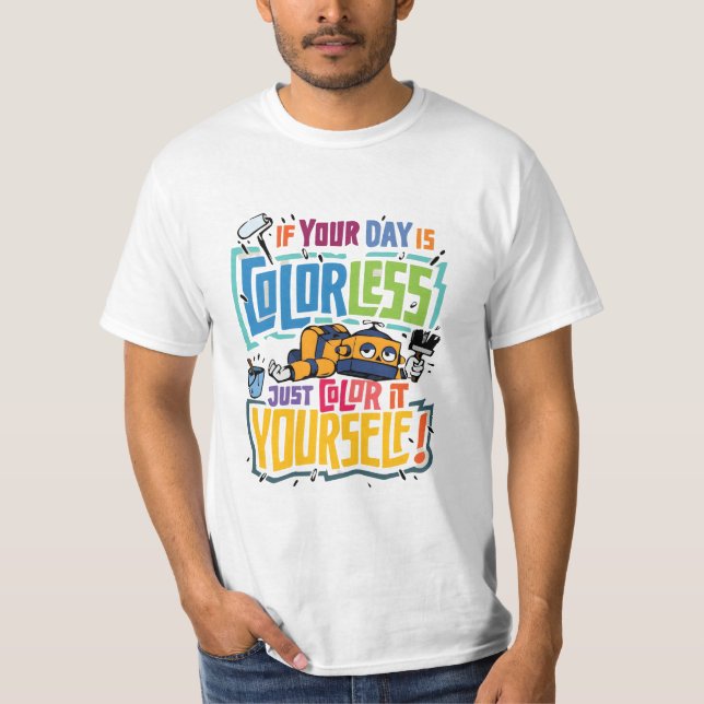T-shirt Colorez-le vous-même (Devant)