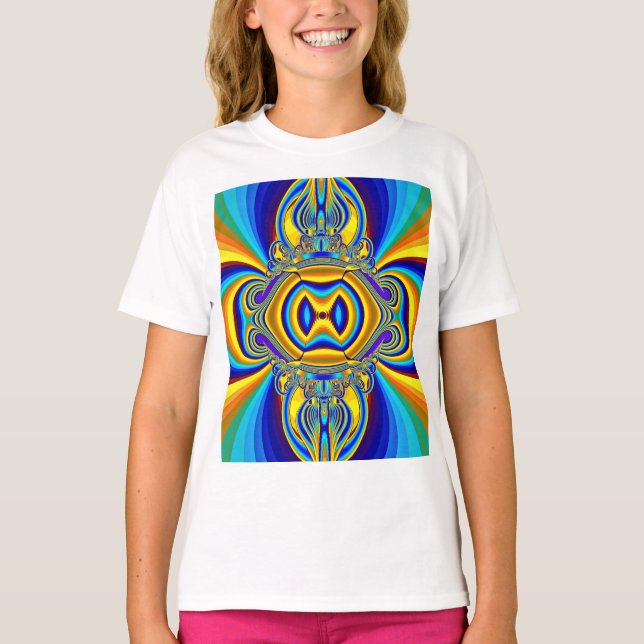T-shirt Colorful Abstract Background-14334 (Devant)