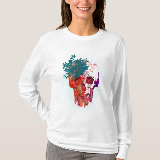 T-shirt « Colorful Catrina " (Devant)