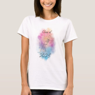 T-shirt Colorful Class of 2025 Tee