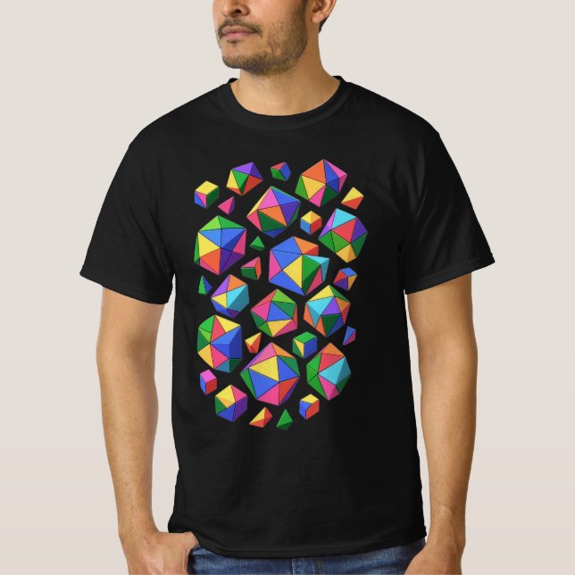 T-shirt Colorful Cubes (Devant)