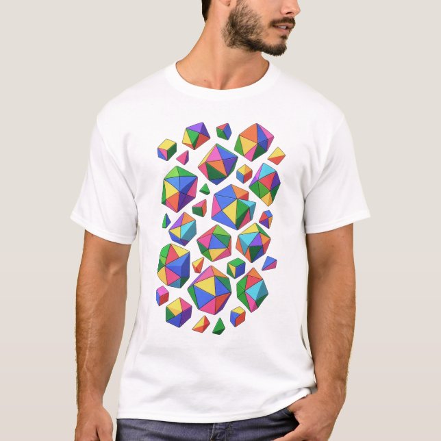 T-shirt Colorful Cubes (Devant)