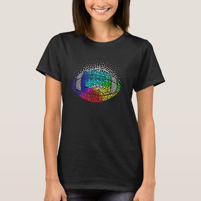 T-shirt Colorful Dot Football Happy International Dot Day  (Devant)