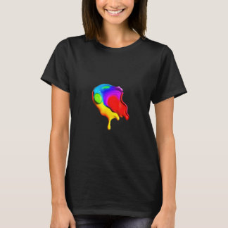 T-shirt Colorful drop