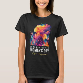 T-shirt Colorful Faces Abstract Women's Day | IWD