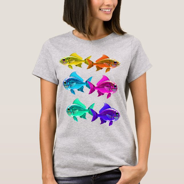 T-shirt Colorful Fish Vibe Tee (Devant)
