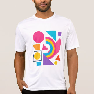 T-shirt Colorful Geometric Shapes – Abstract Modern Design