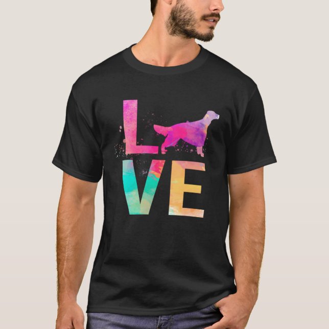 T-shirt Colorful Irish Setter Dog Mom  Irish Setter (Devant)
