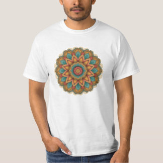 T-shirt Colorful Mandala Floral Boho Art