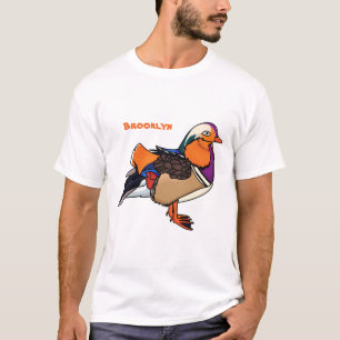 T-shirt Colorful mandarin duck