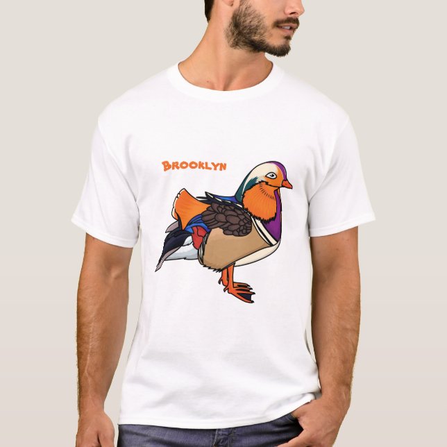 T-shirt Colorful mandarin duck (Devant)
