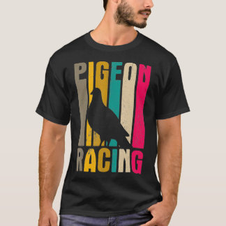 T-shirt Colorful Pigeon Design Pigeon Racing