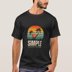 T-shirt Colorful Vintage Retro Sunset 