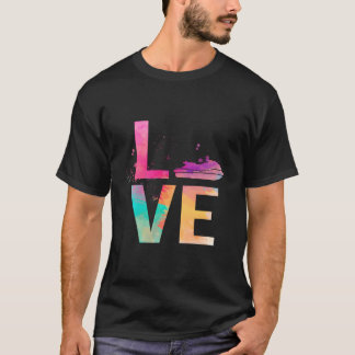 T-shirt Colorful Waverunner Mom Waverunner