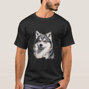 T-shirt Coloriage Alaskan Klee Kai Chien Chien Chiens Chie
