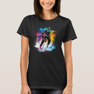 T-shirt Coloris colorés pour le joueur de hockey sur glace