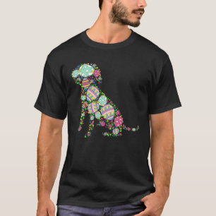 T-shirt Coloris Oeufs Chien Beagle Chien Chiot Amour de Pâ