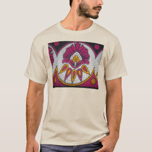 T-shirt colors cool retro vintage African traditional styl