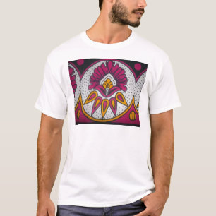 T-shirt colors cool retro vintage African traditional styl