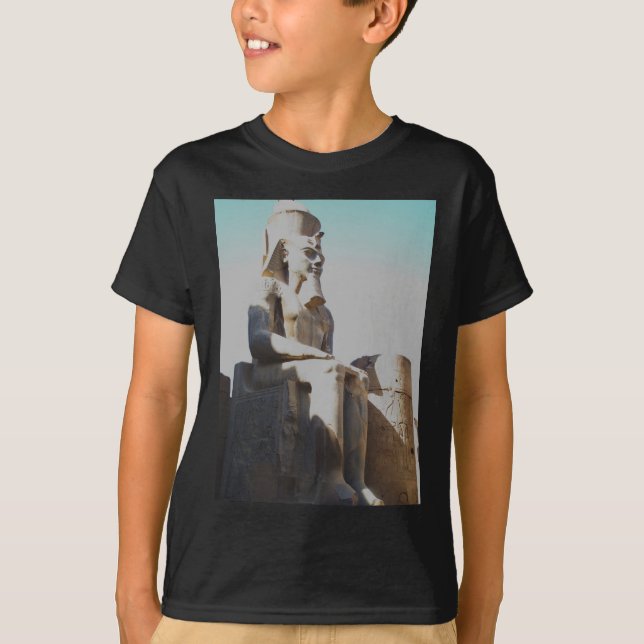 T-shirt Colosse de Ramesses II - le temple de Louxor (Devant)