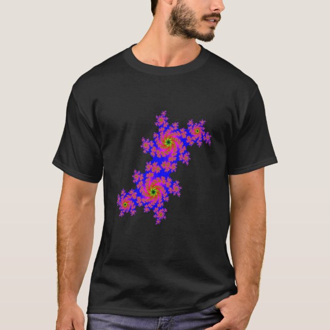 T-shirt Colourful Mandelbrot Set - A Mathematical Masterpi (Devant)