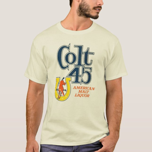 T-shirt Colt 45 bière maltée (Devant)