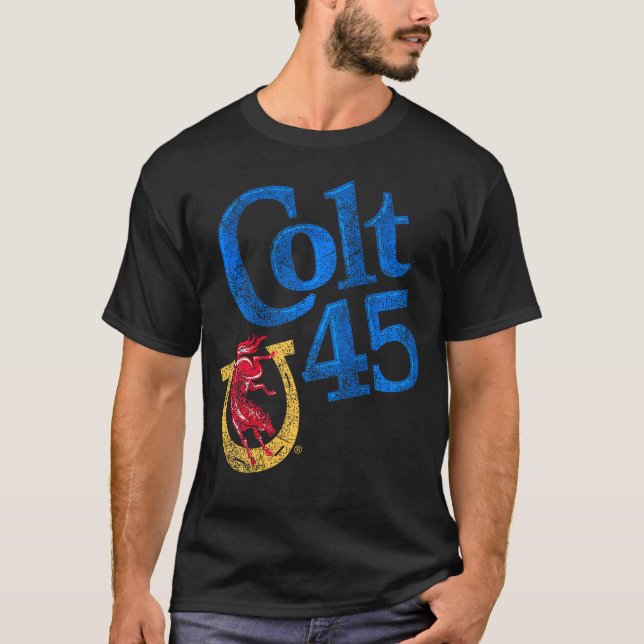 T-shirt Colt 45 Bières Oeuvres Partout Authentiques (Devant)